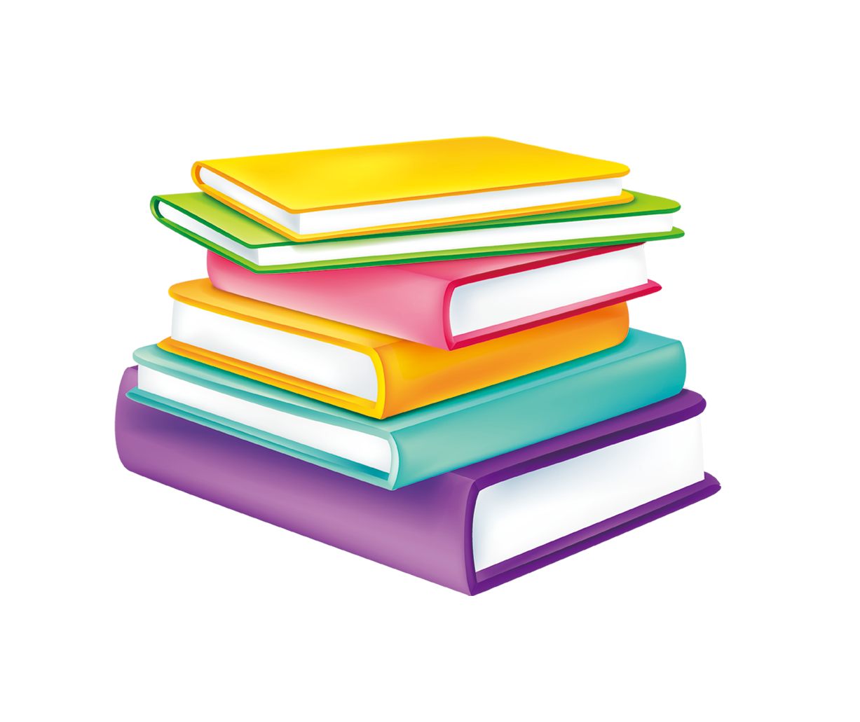 Illustration of educational books and resources